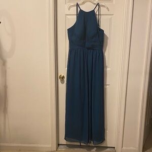 Elegant Blue Women's Dress